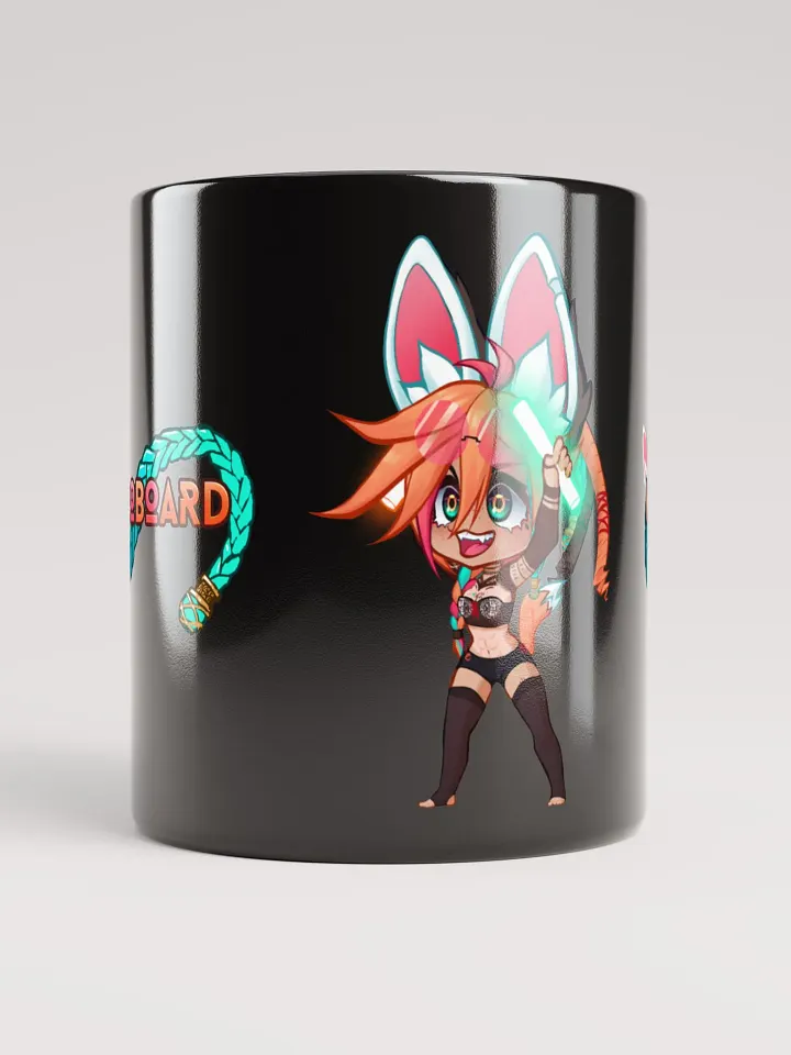 Karo Rave Black Glossy Mug product image (2)