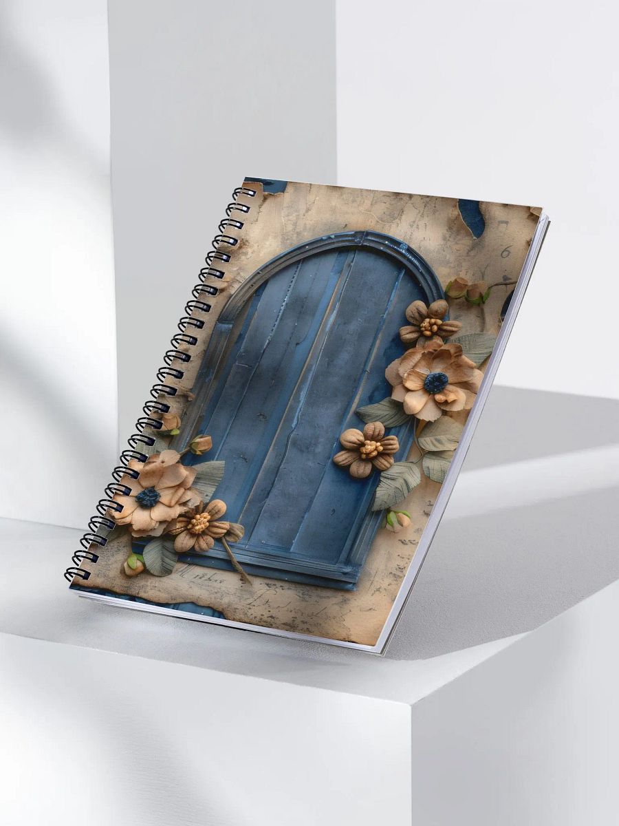Whimsical Dahlia Door Spiral Notebook product image (3)