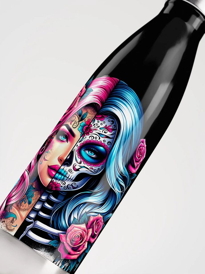 Life & Death Stainless Steel Water Bottle product image (1)