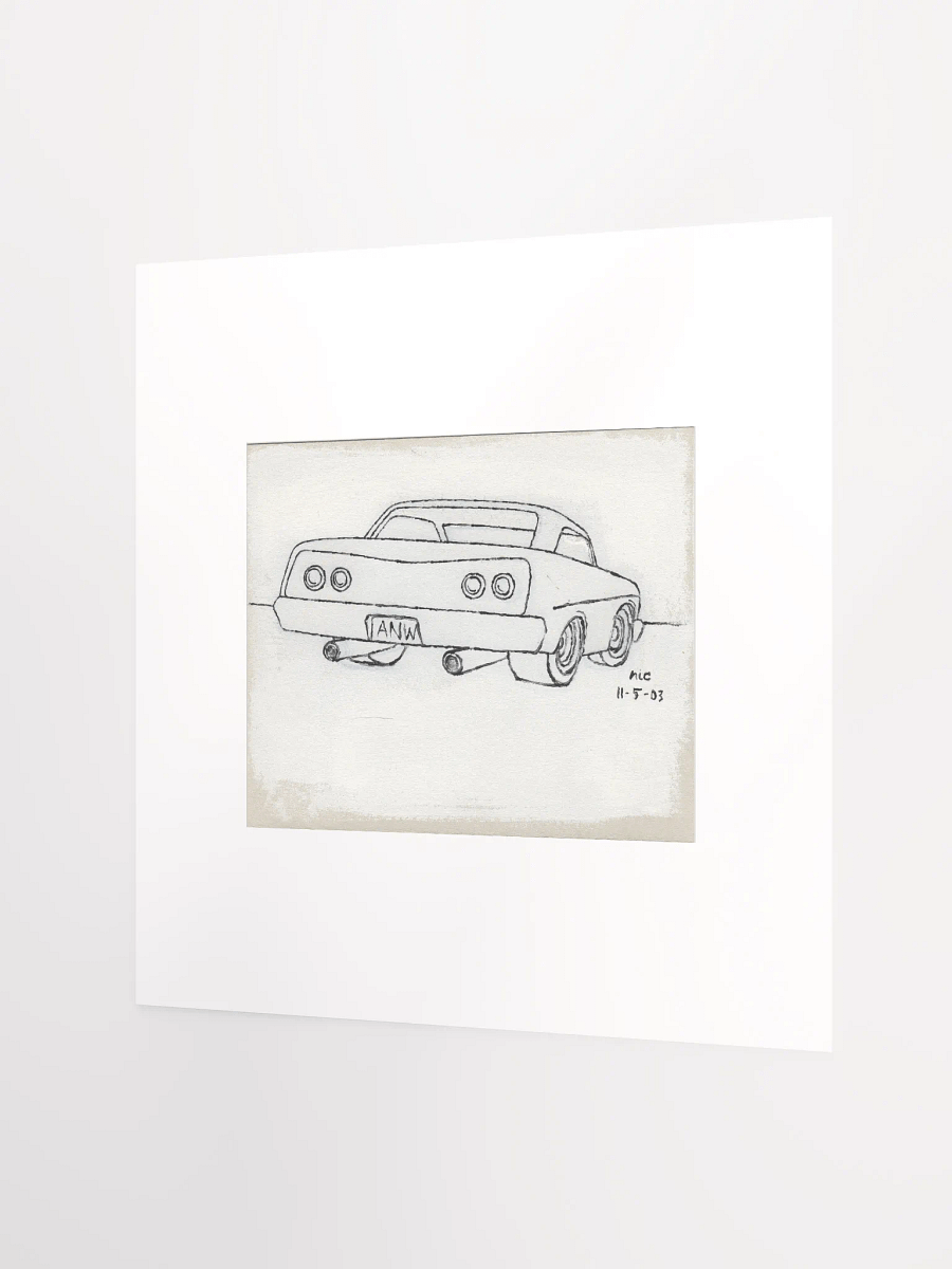 White Car #1 Print product image (3)