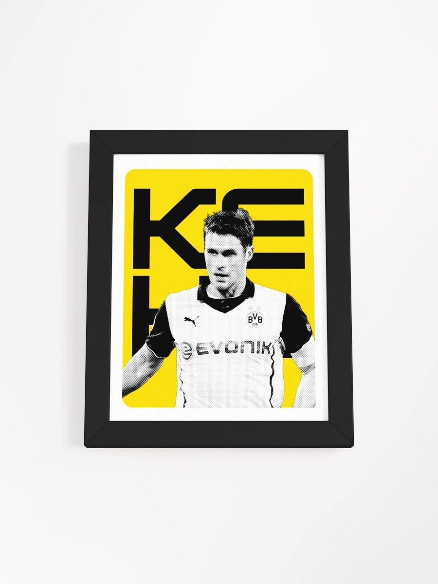 Sebastian Kehl BW Borussia Dortmund Name Art Framed Print product image (3)