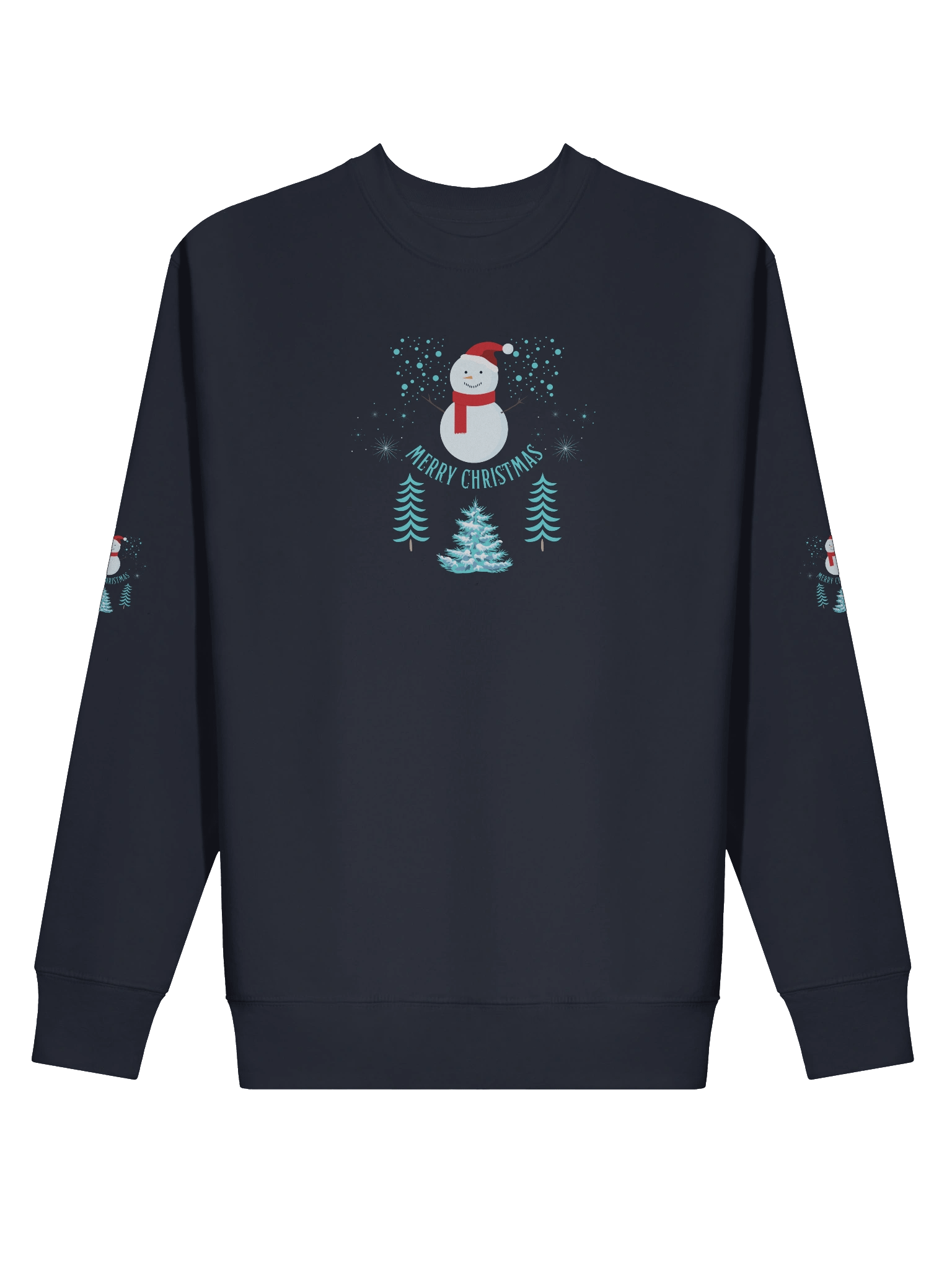 Merry Christmas Snowman Holiday Sweatshirt product image (15)