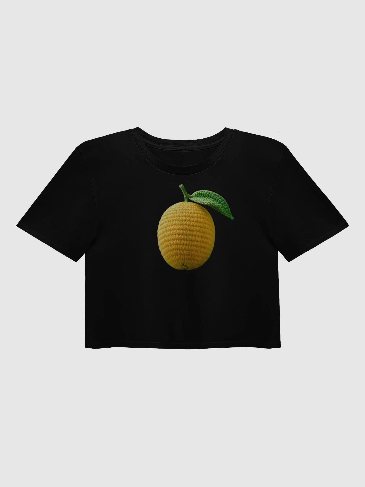 CozyAvocado Women's Premium Lemon Crop Top #3 product image (1)