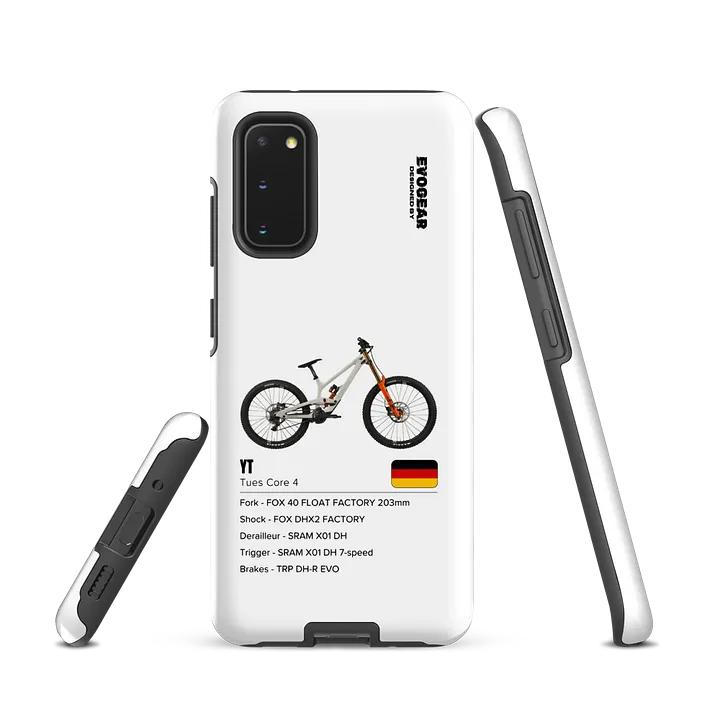 White YT Tues Core 4 Samsung Case product image (1)