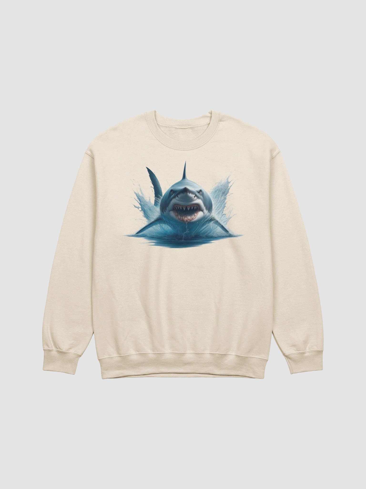 Splash Shark Crewneck Sweatshirt product image (1)