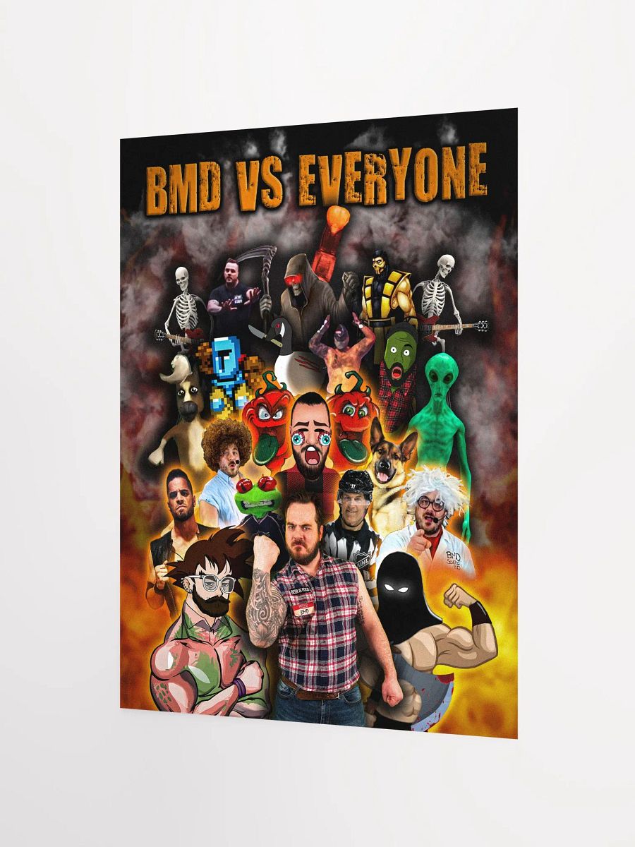 BMD vs EVERYONE Wrestling Poster product image (2)
