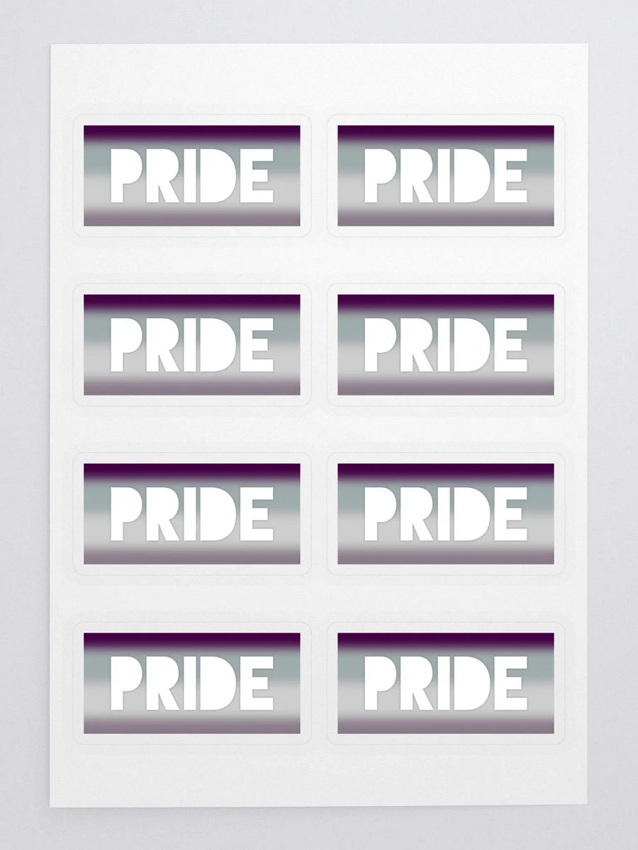 Asexual Pride On Display - Stickers product image (3)