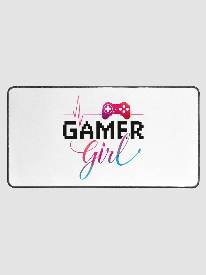 Heartbeat Gamer Girl Desk Mat product image (1)