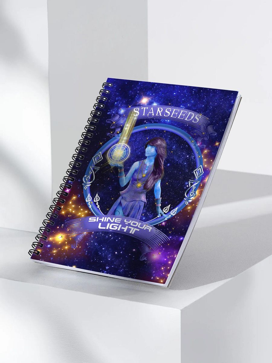 Starseeds Shine Your Light Spiral Notebook product image (6)