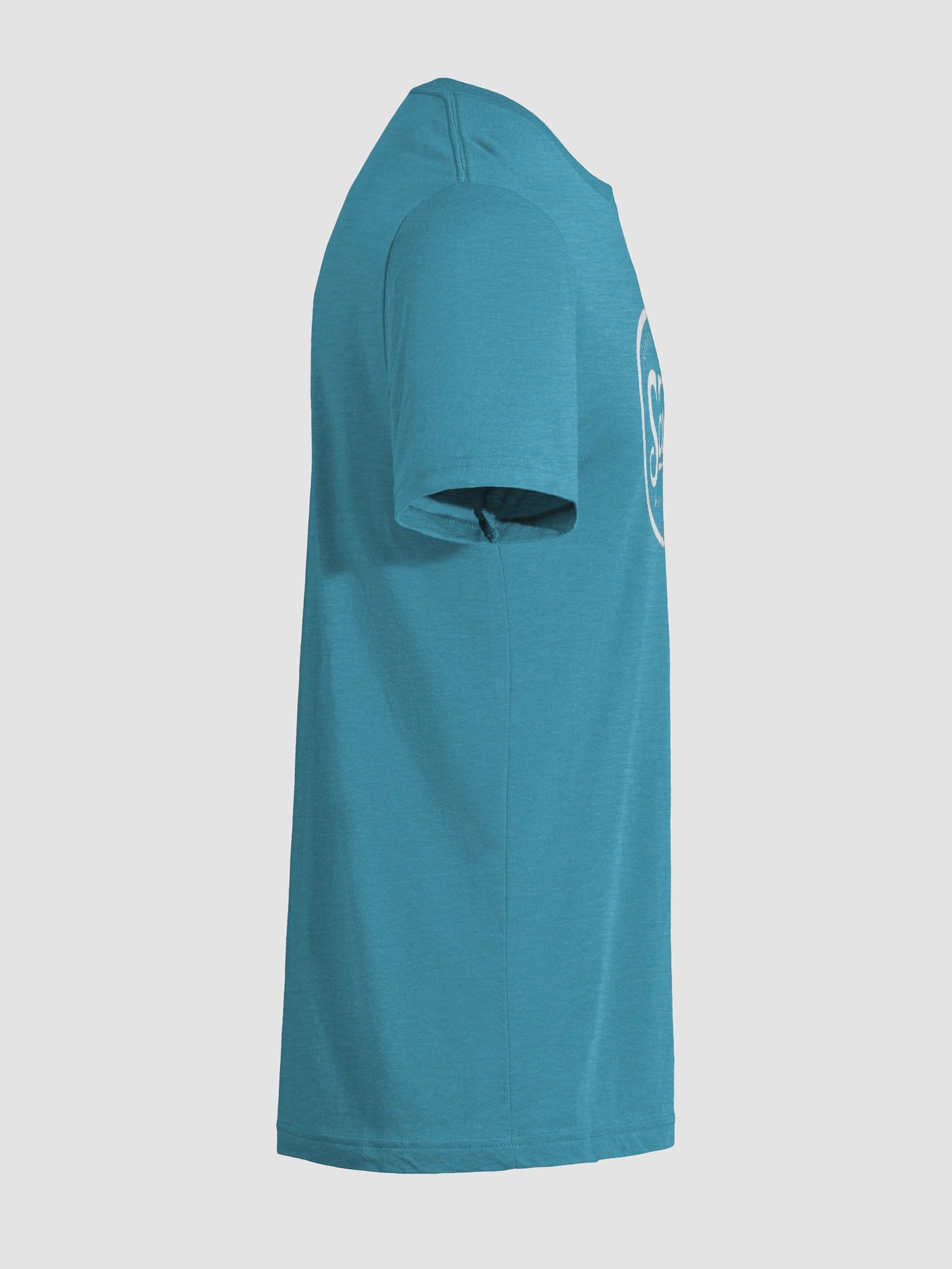 Vintage Scooterola Cartouche Tri-Blend Tee. White product image (12)