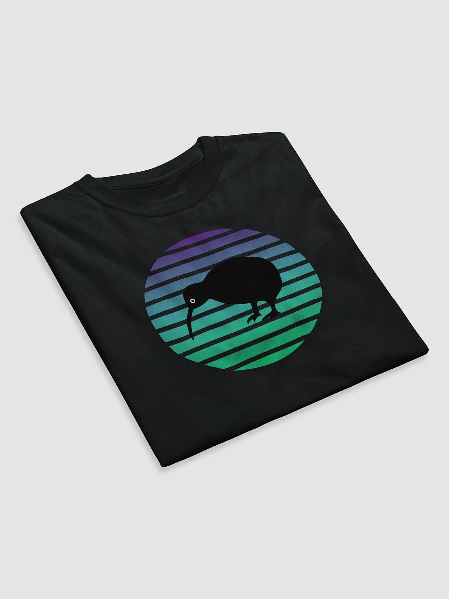Retro Aqua Blue Sunset and Kiwi Bird product image (7)