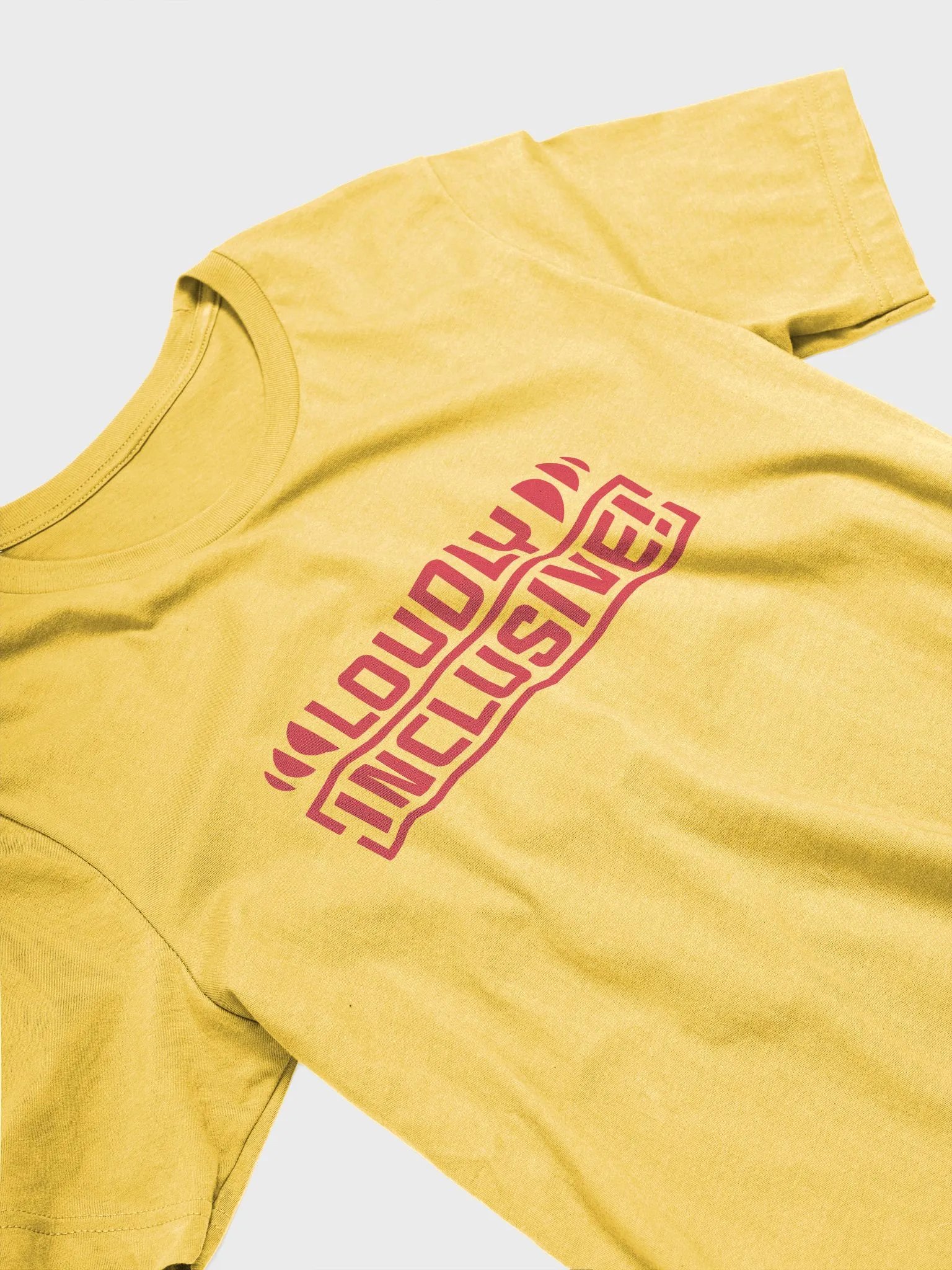 Yellow Tee with Vibrant Pink product image (3)