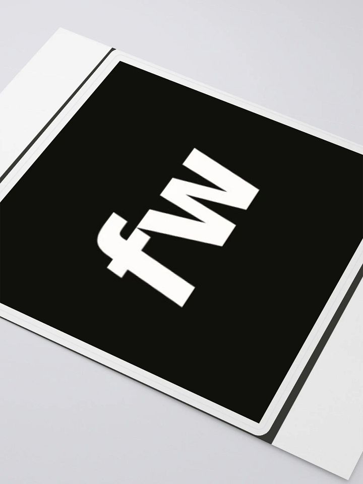 fW Logo Kiss Cut Sticker Sheet product image (2)