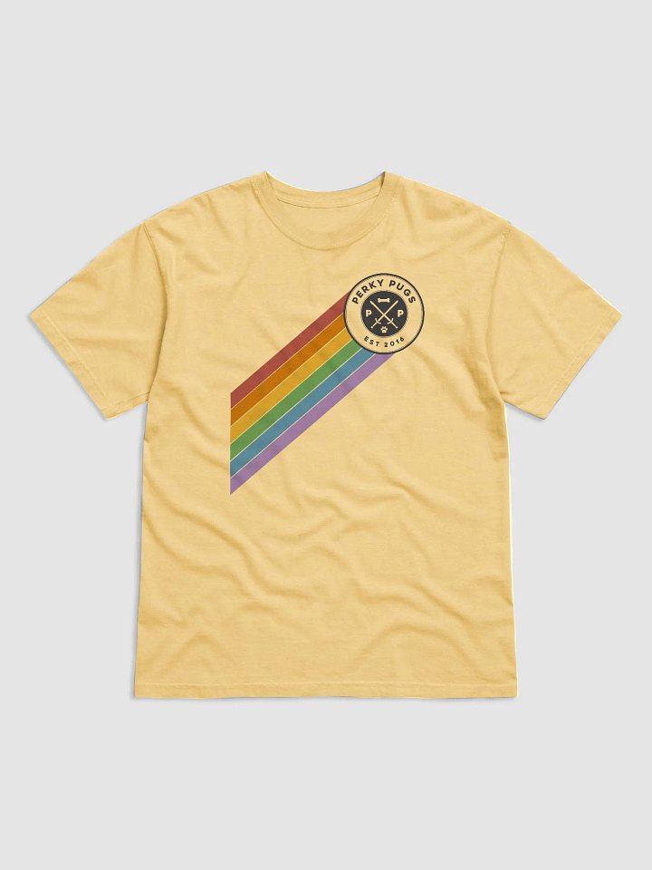 Perky Pride 2024 Retro Stripe Tee product image (1)