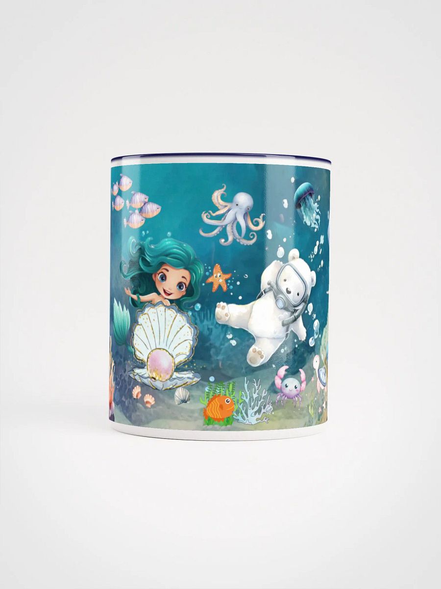 Meeting Mermaid Ceramic Mug | Underwater Adventure | Ocean-Themed Drinkware product image (5)