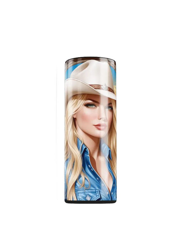 Beautiful Cowgirl 20 oz Skinny Stainless Steel Tumbler - v3 product image (1)