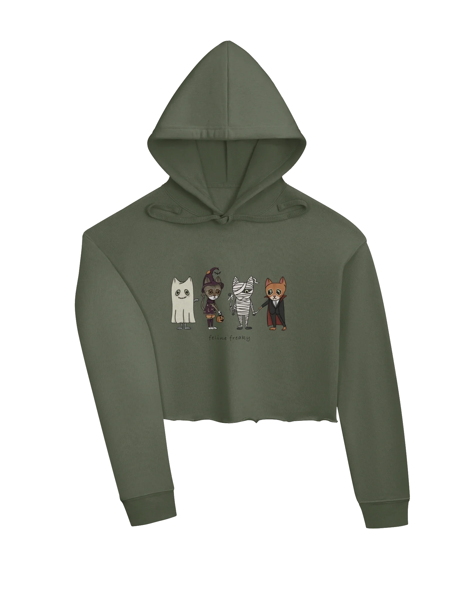 Feline Freaky Crop Hoodie product image (8)