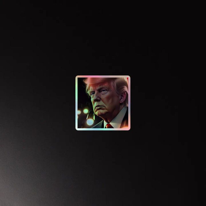 Dedication to America Holographic Sticker product image (4)
