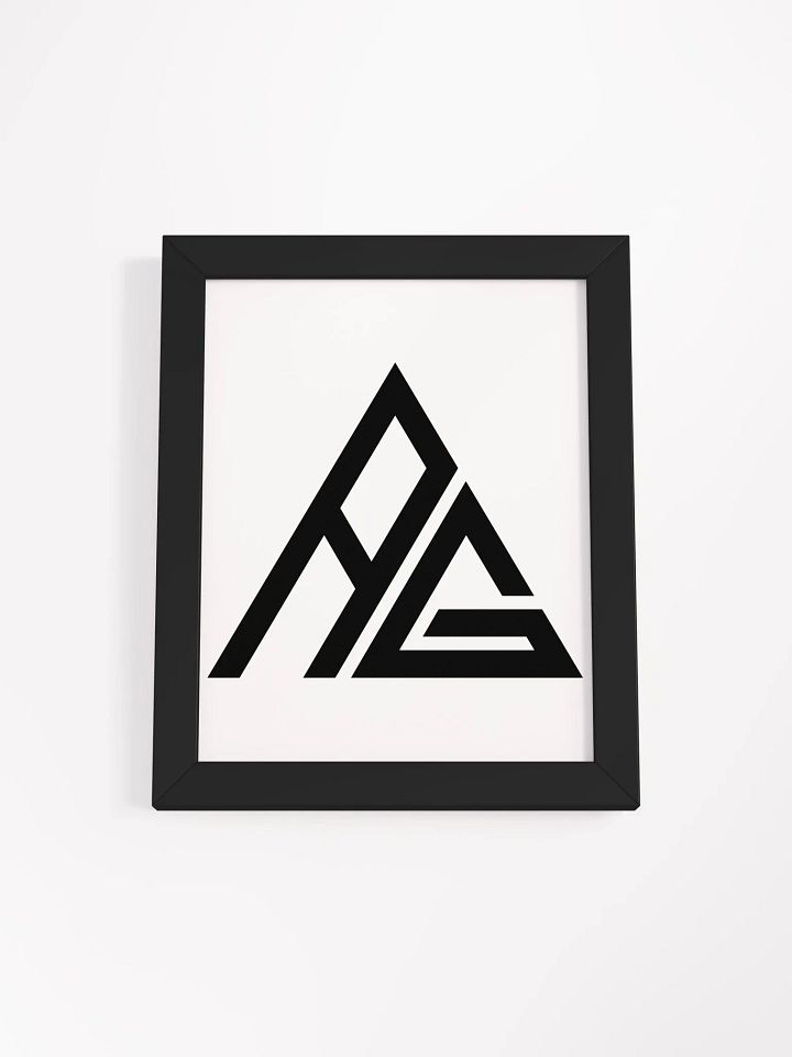 AG Signature Logo Framed Print product image (3)