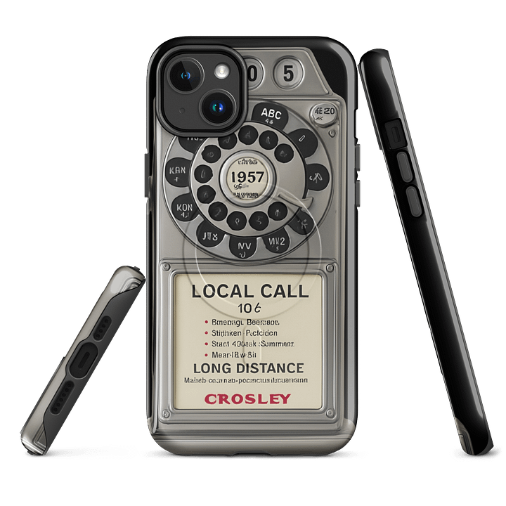 Vintage Rotary Payphone MagSafe® iPhone Case product image (3)