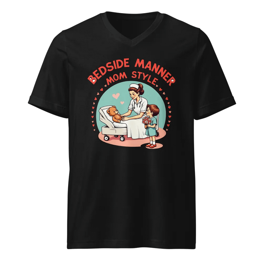 Mom-Style Caregiver V-Neck Tee product image (1)