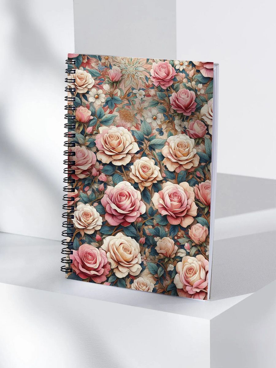 Royal Floral Spiral Notebook product image (4)