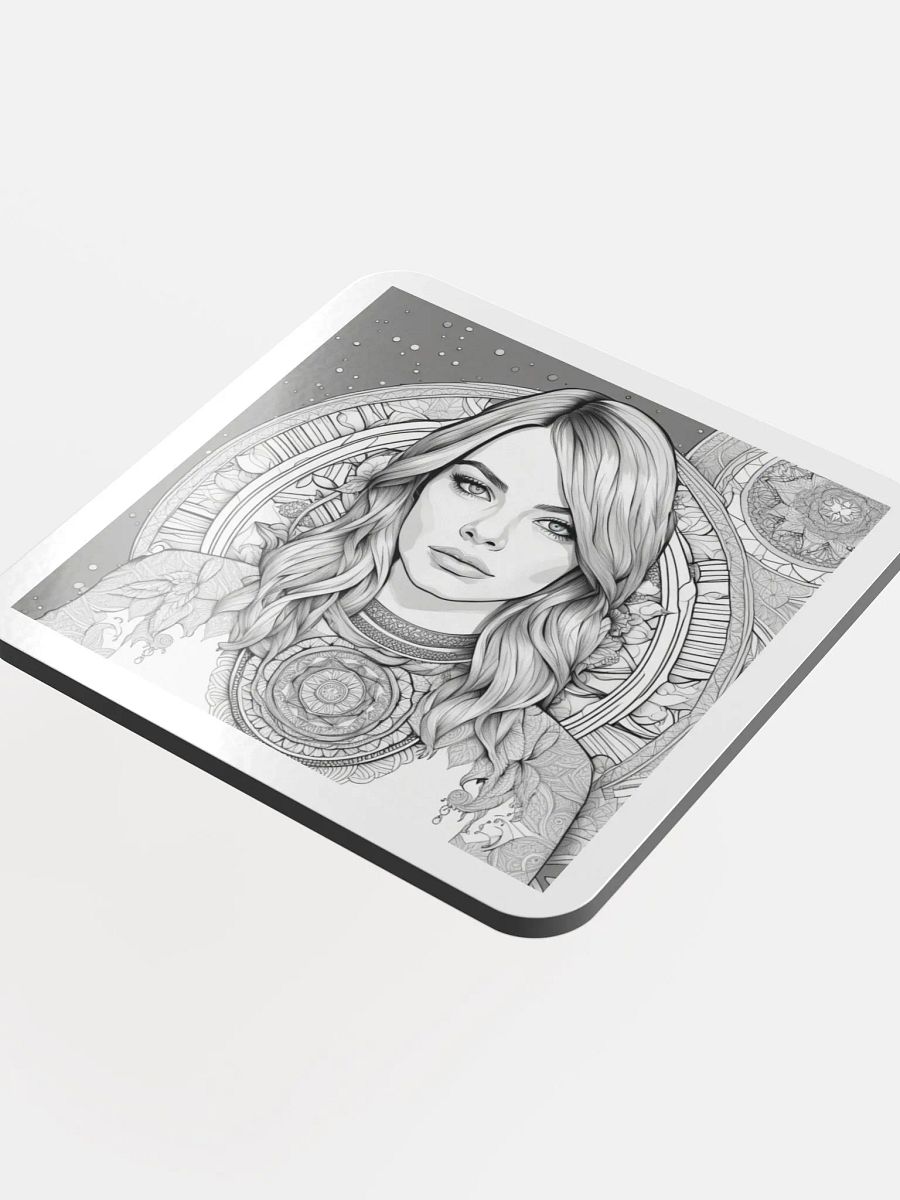 Mandala Muse Glossed Cork Coaster product image (4)