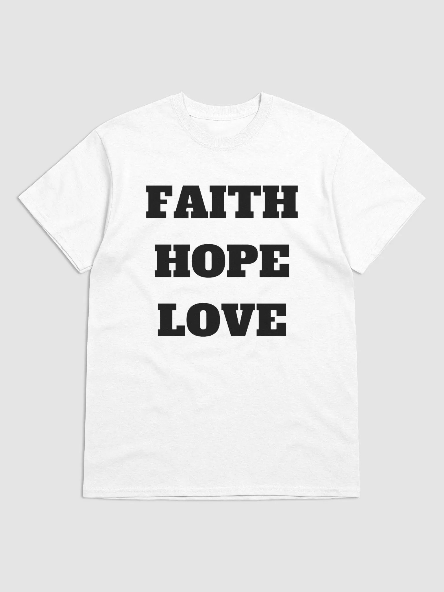 FAITH HOPE LOVE T-SHIRT product image (1)