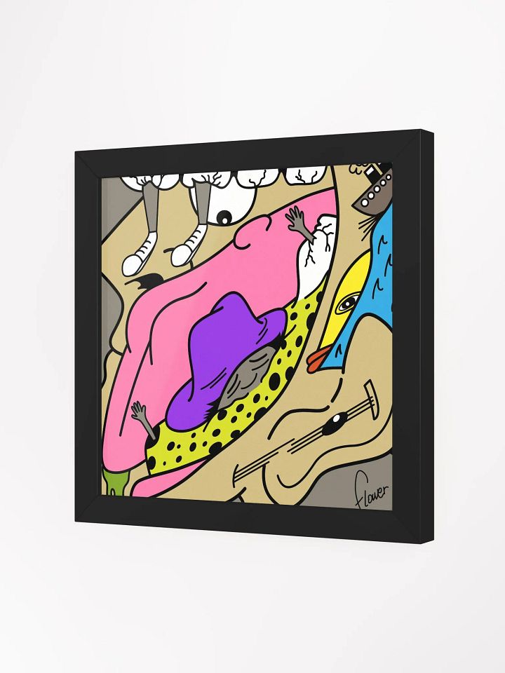 Purple Hat Framed Poster product image (2)