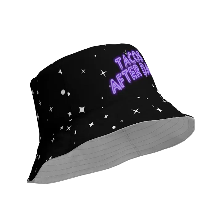 Reversible TacosDeGatos x After Dark Bucket Hat product image (2)