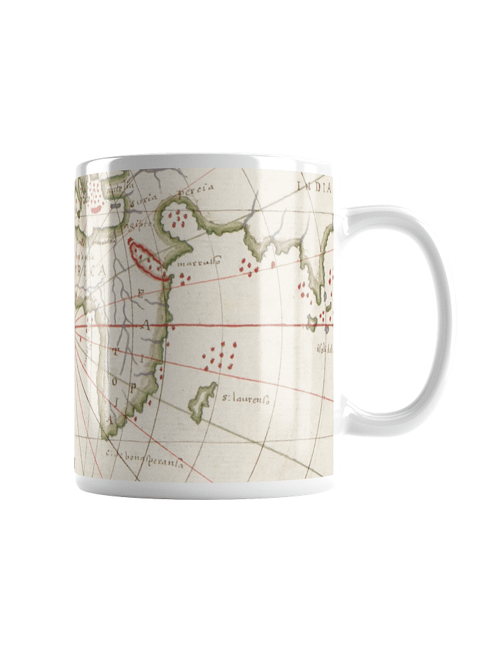 Antique Map Compass Rose Mug product image (1)