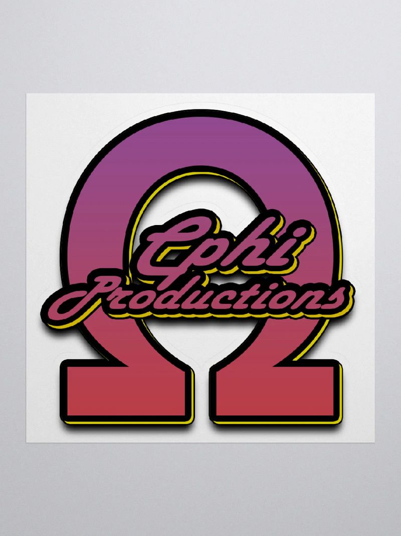 Kiss Cut Cphi Productions Sticker