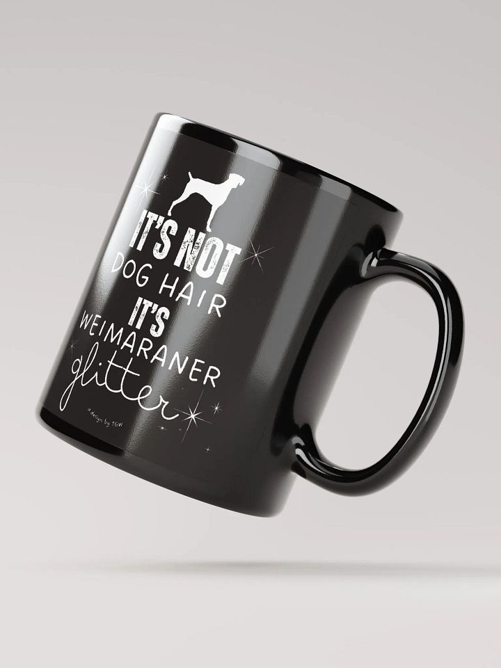 Weim Glitter - Black Glossy Mug product image (2)