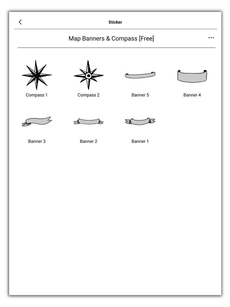 Simple Fantasy Map Stickers [FREE VERSION] product image (3)