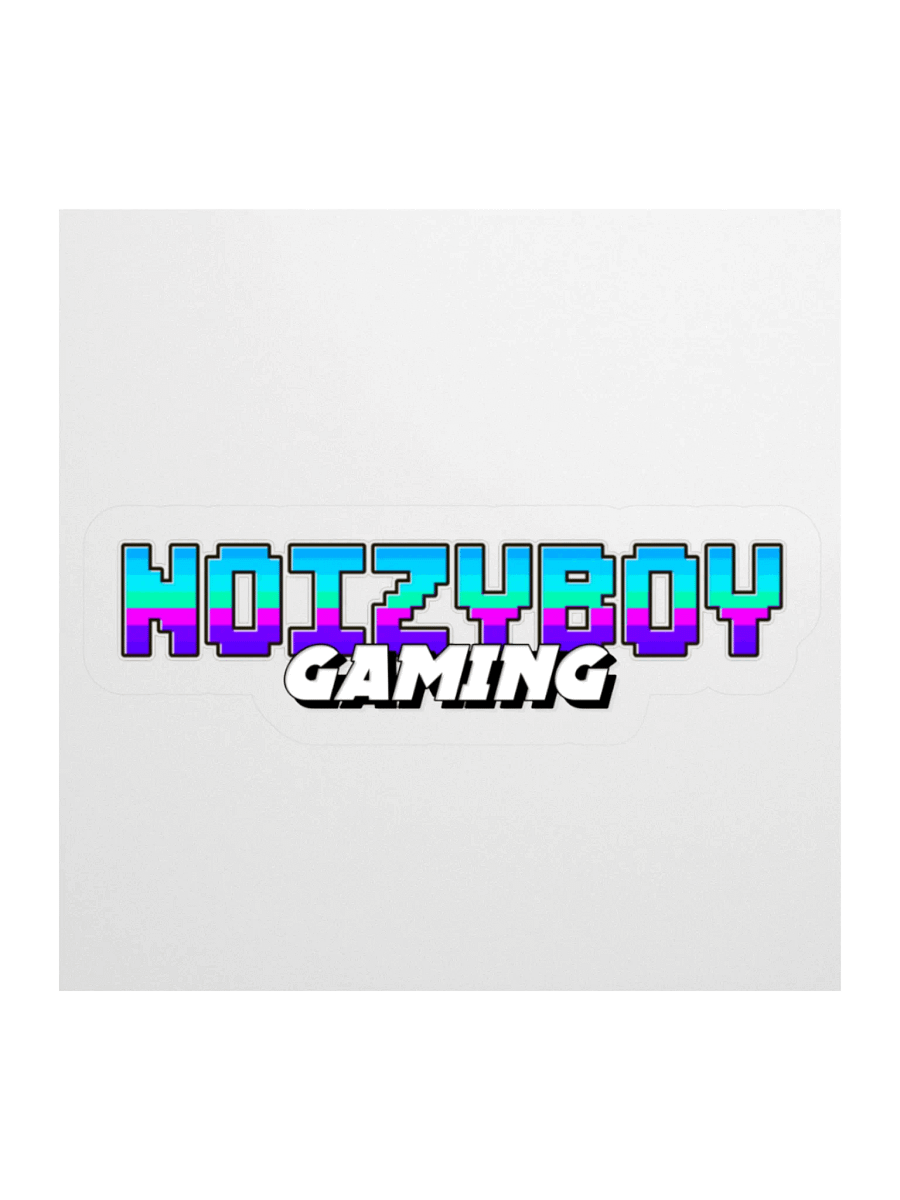 Noizyboy Gaming Kiss Cut Stickers product image (4)