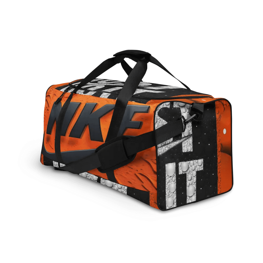 Buhay Tuklas Nike Swoosh Orange All-Over Duffle Bag product image (3)