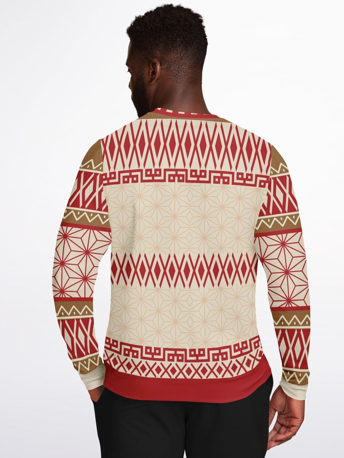 Funny Coffee Lover Sweatshirt "I Want Brew Inside Me" | Festive Christmas Sweater for Coffee Addicts | Cozy & Humorous Winter Gift for Him & Her product image (8)