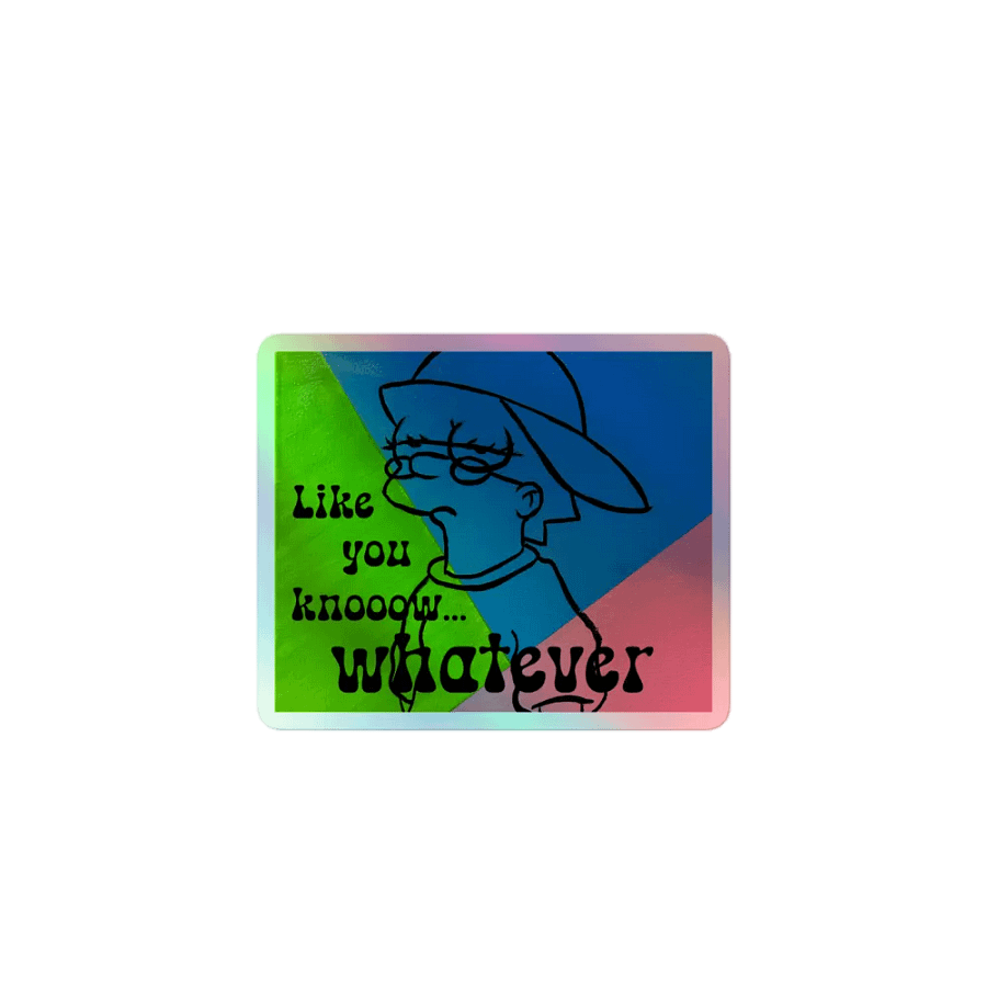 90's Lisa Holographic Stickers product image (1)