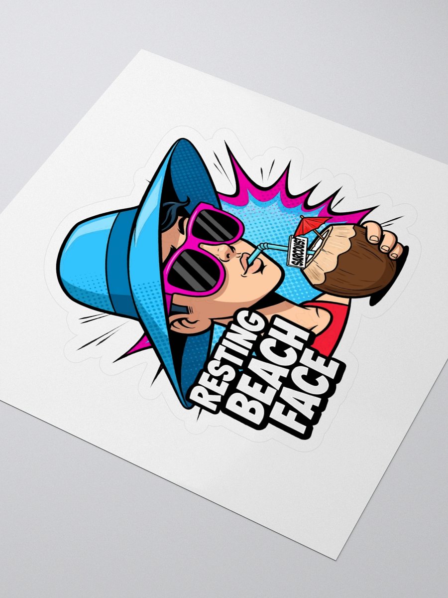 Sarcastic Beach Vibes Sticker Pack product image (3)