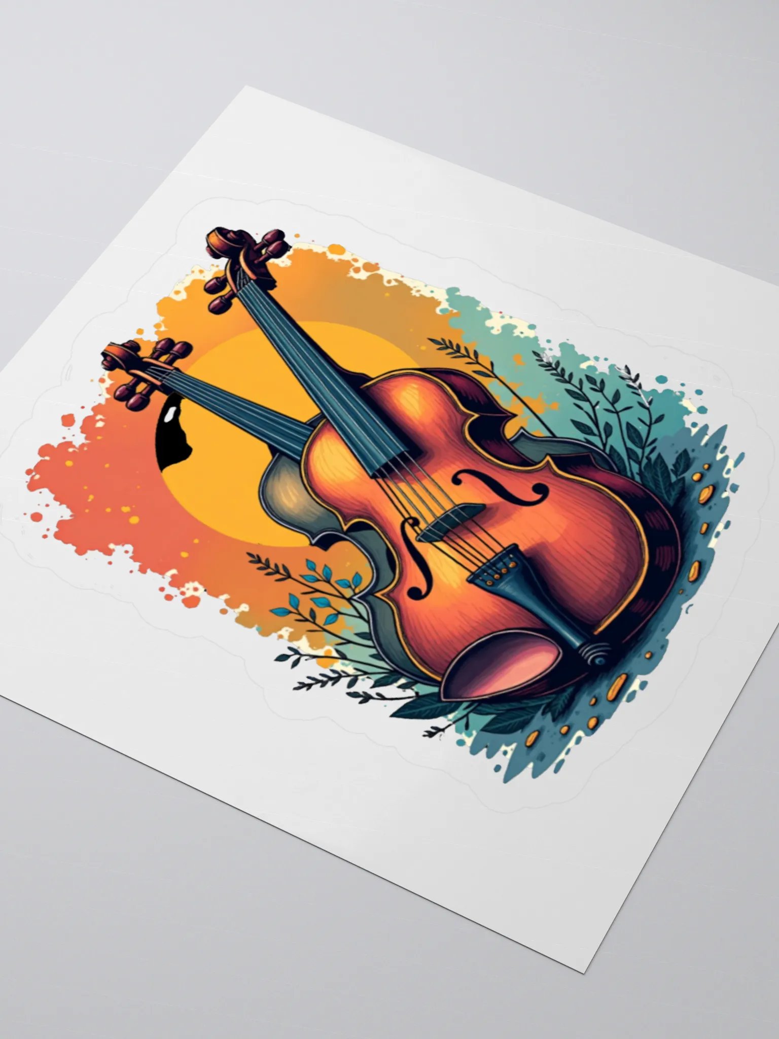 Harmony in Strings Kiss Cut Stickers product image (3)