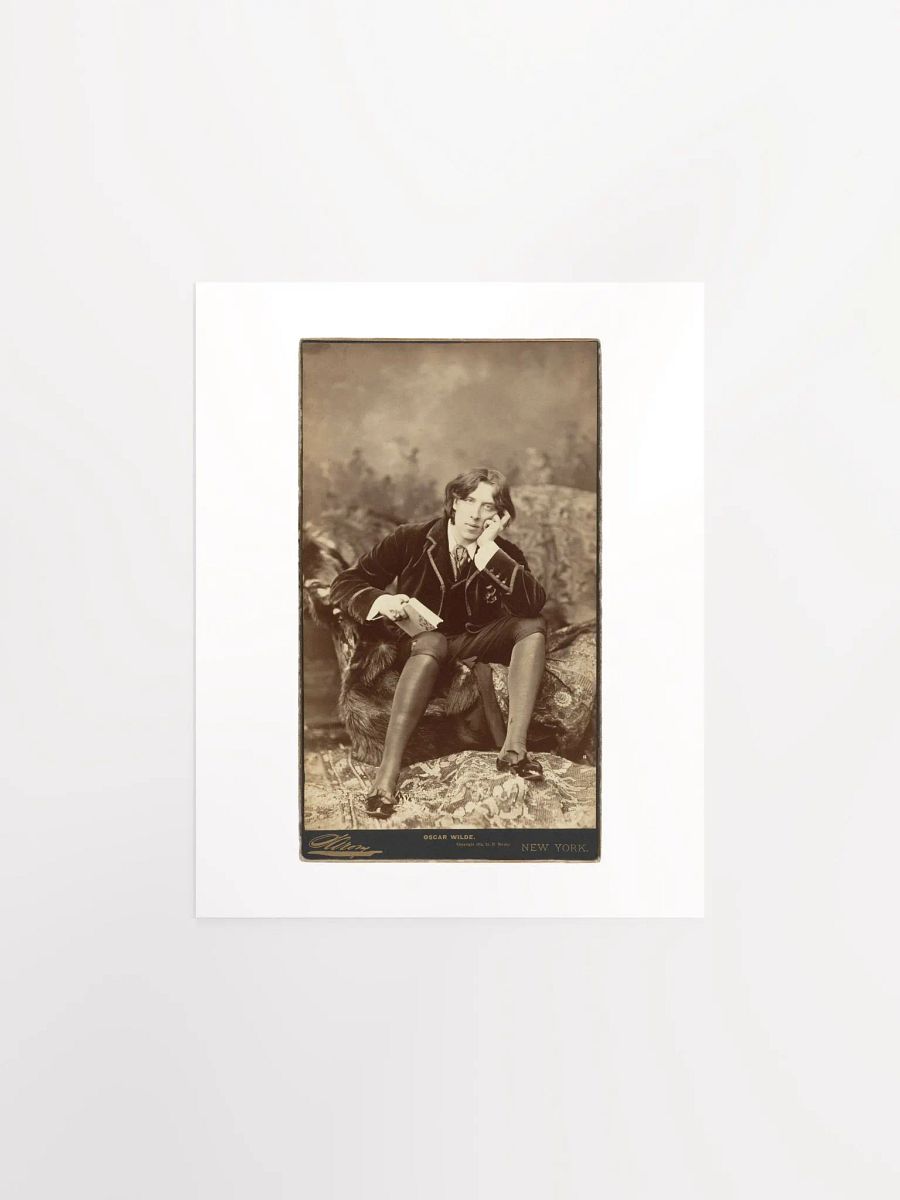 Oscar Wilde By Napoleon Sarony (1882) - Print product image (1)