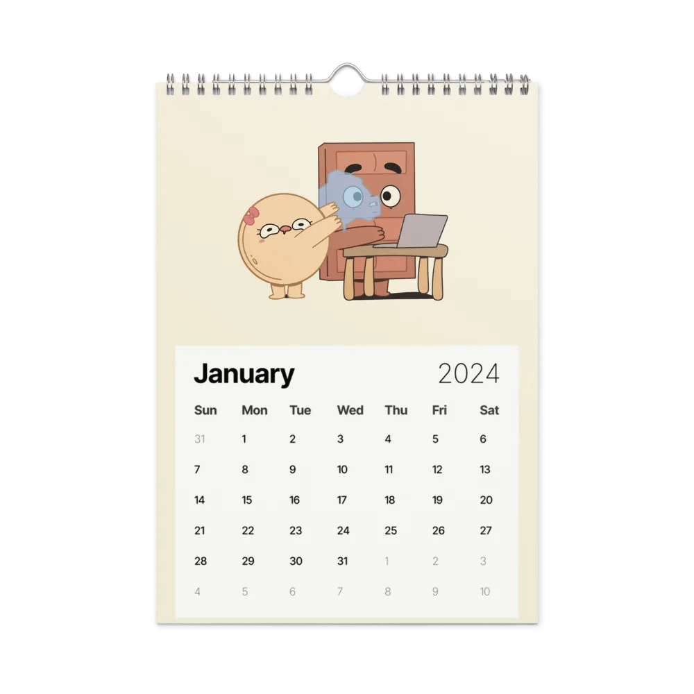 2024 Choco & Pancake Wall Calendar product image (8)