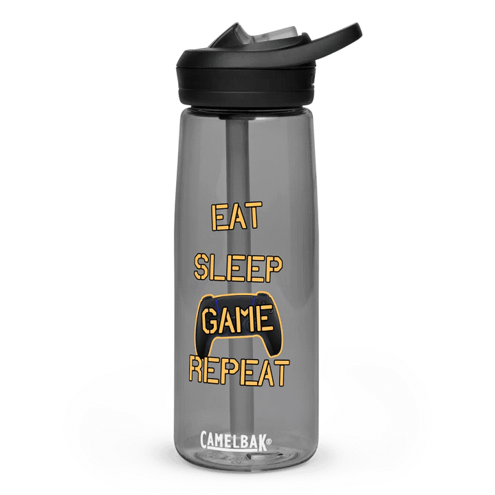 Eat Sleep Game Repeat PS5 Water Bottle product image (1)