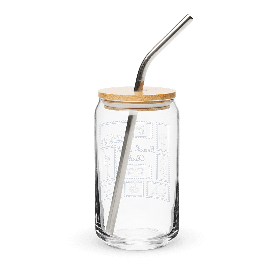 Beach Book Club glass can product image (2)