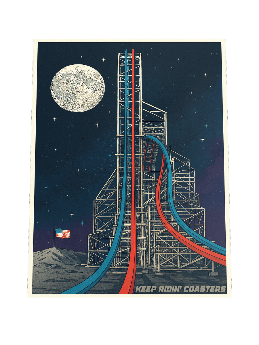 AF1 - Keep Ridin' Coasters 18x24 Inch Poster product image (4)
