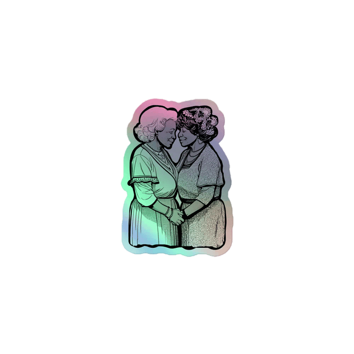 Our Love Is Sacred LGBTQ+ Holo Sticker product image (1)