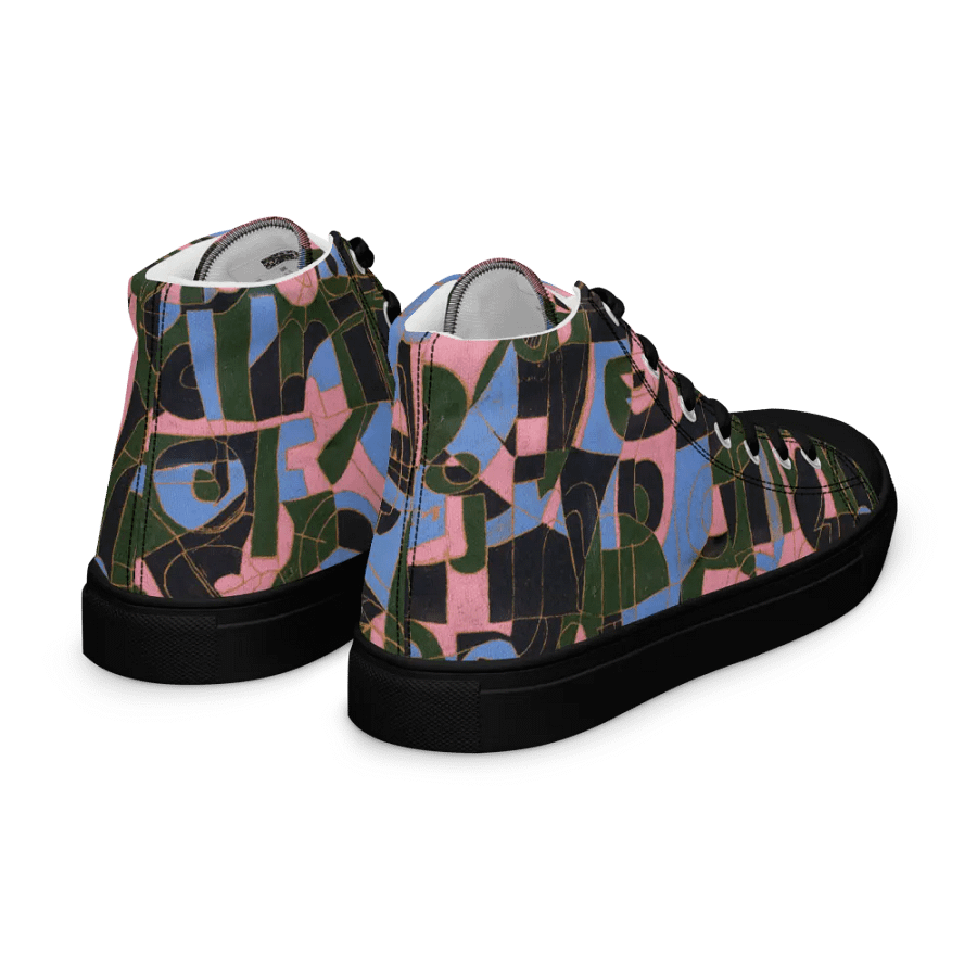 Squid Women's High Top Canvas Shoes product image (10)
