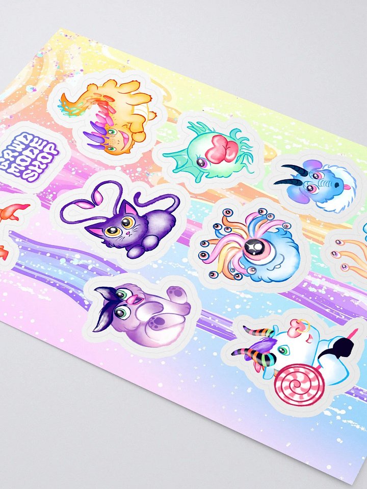 PASTEL MONSTER - STICKER SHEET product image (2)