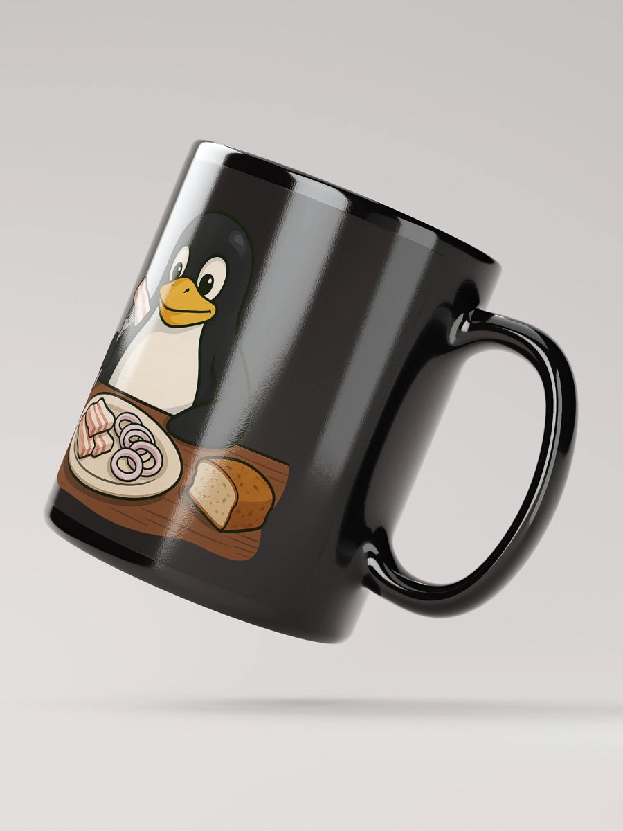 Black Mug - Tux's Breakfast product image (2)