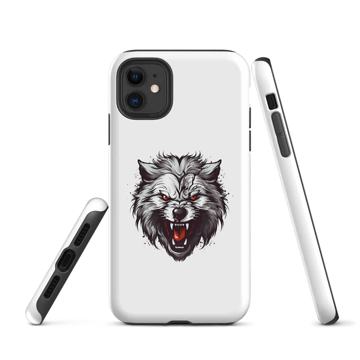 "Rabid Wolf Mascot" Tough Case for iPhone product image (1)